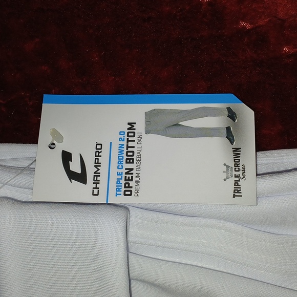 Champro Triple Crown 2.0 Open Bottom Premium Baseball Pant Size M - Picture 3 of 3